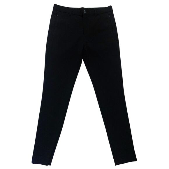 Zara Super Skinny  Black Trouser Pant Stretch Size 29 Dress Pants Casual - Picture 1 of 11
